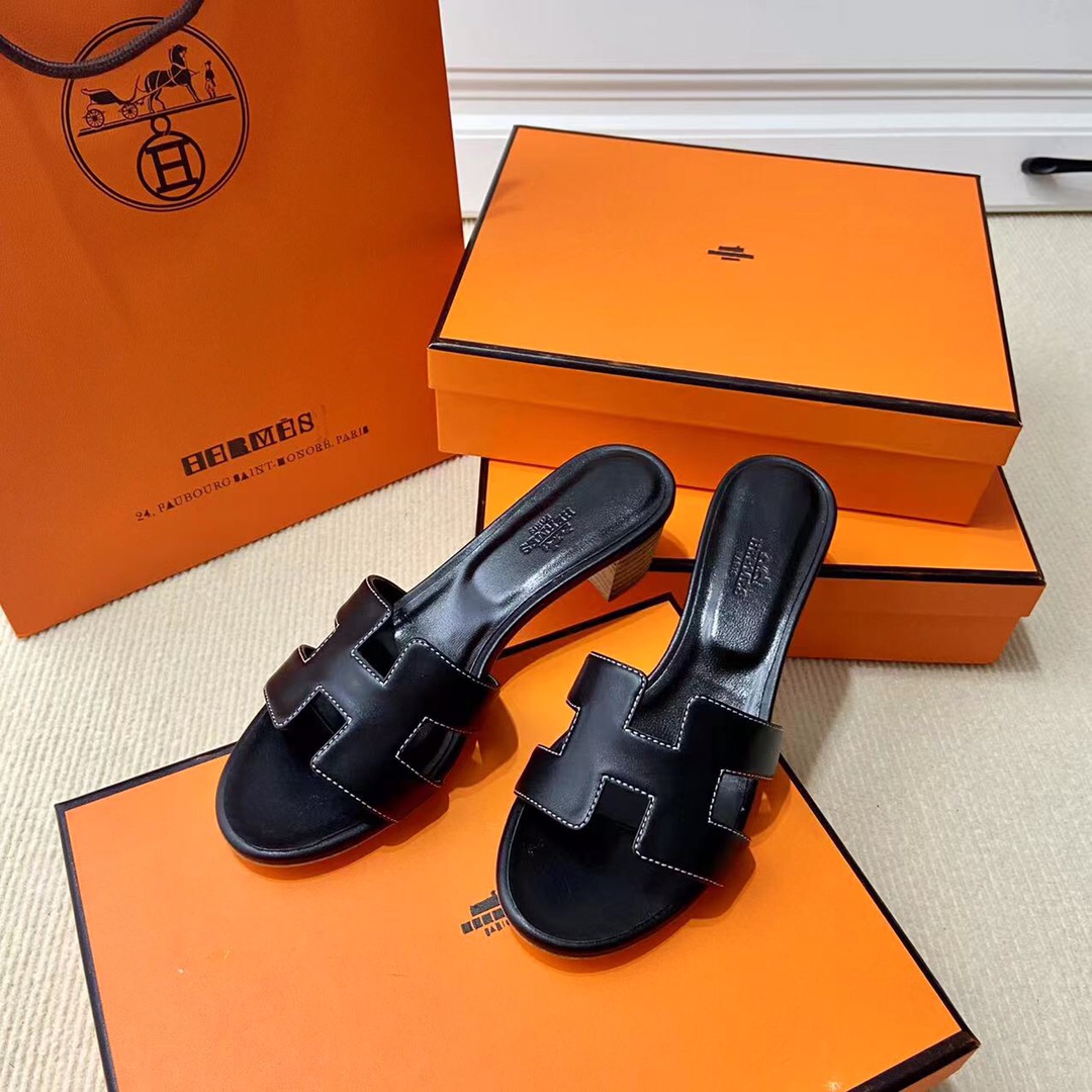 에르메스 올수공 오아시스 슬리퍼 샌들 스위프트 32